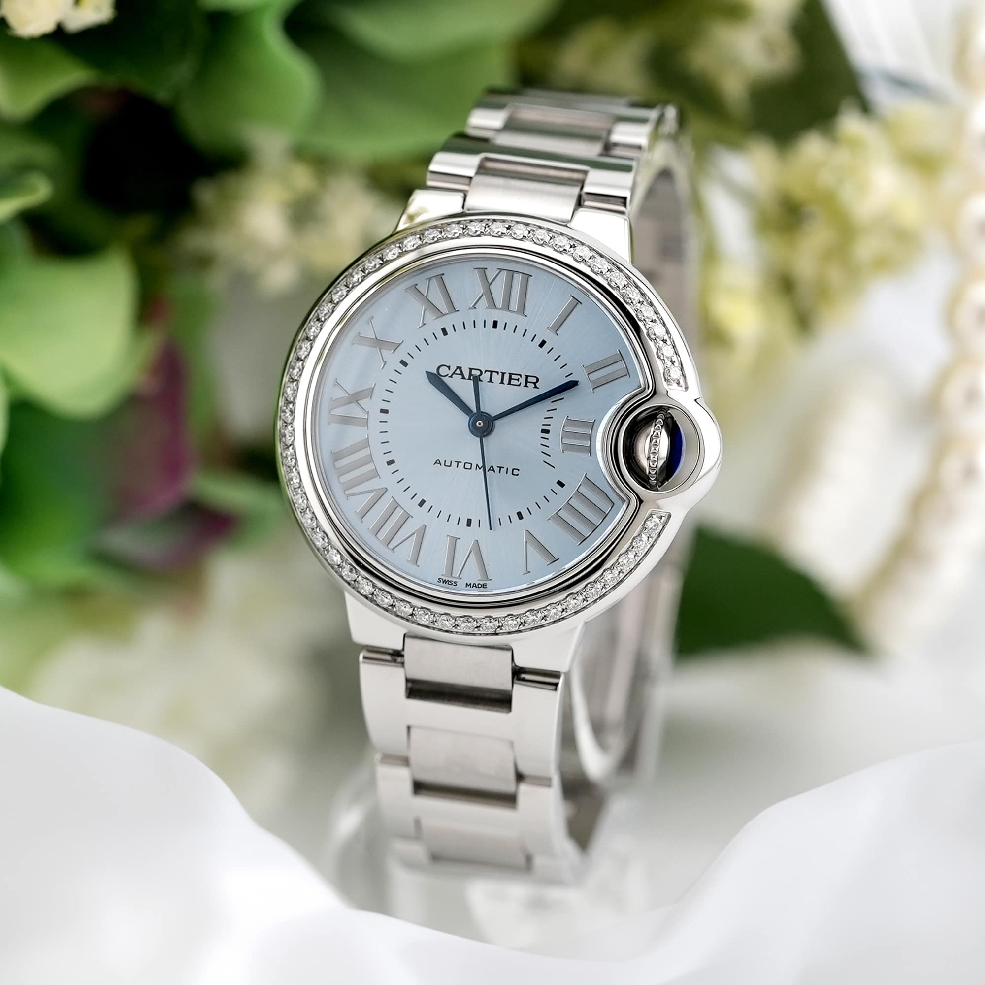 ★内箱付き【CARTIER】カルティエ バロンブルー 中古)CARTIER カルティエ バロンブルー ドゥ カルティエ