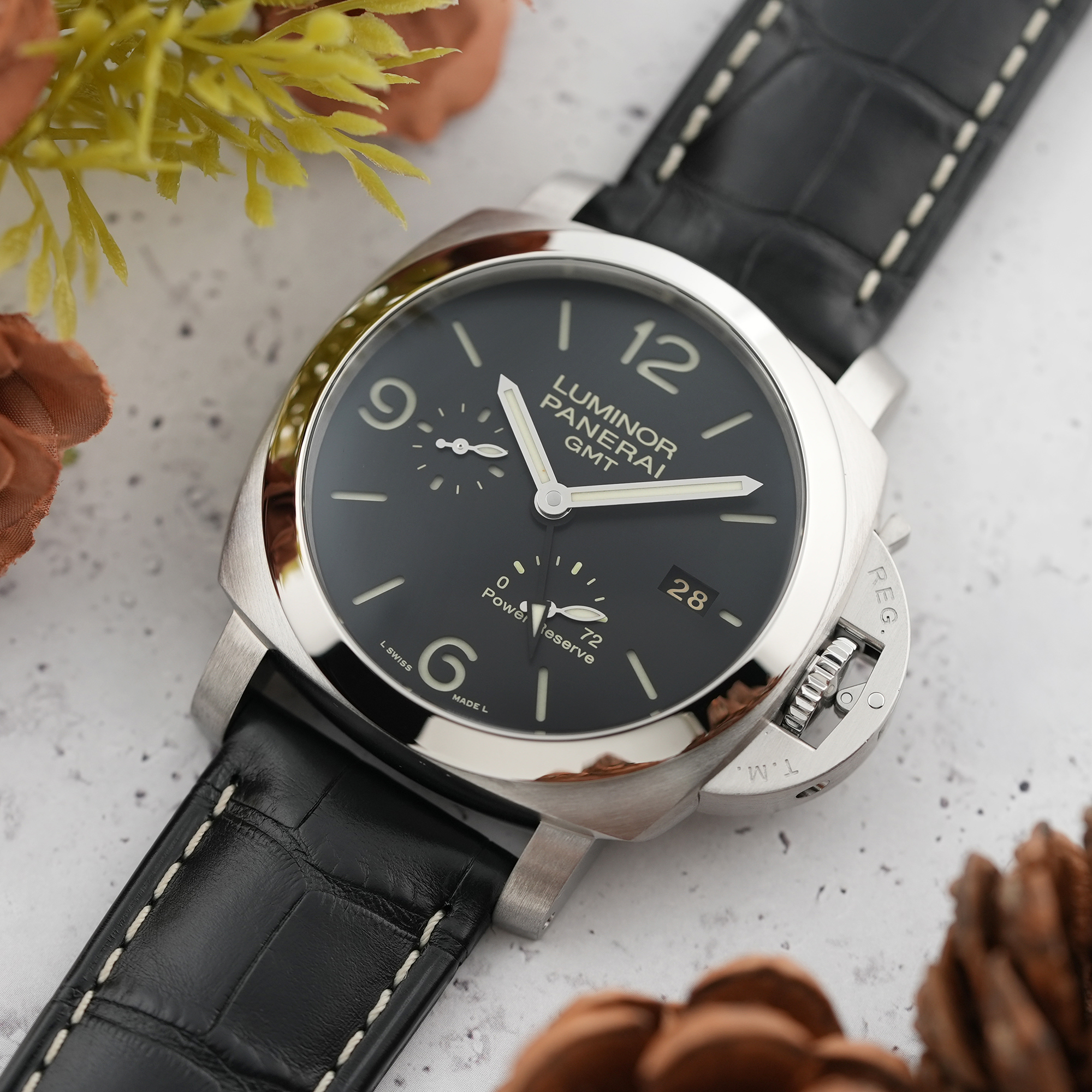 中古)OFFICINE PANERAI オフィチーネ パネライ ルミノール 1950 3DAYS 