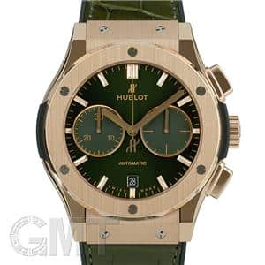 HUBLOT ウブロ クラシック フュージョン クロノグラフ キングゴールド グリーン 521.OX.8980.LR メイン