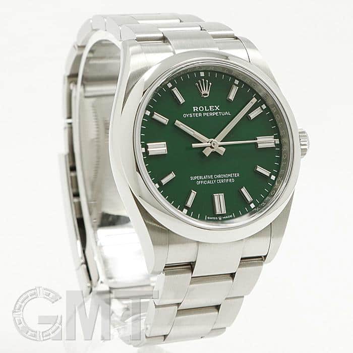 中古)ROLEX ロレックス オイスターパーペチュアル 36 126000 グリーン