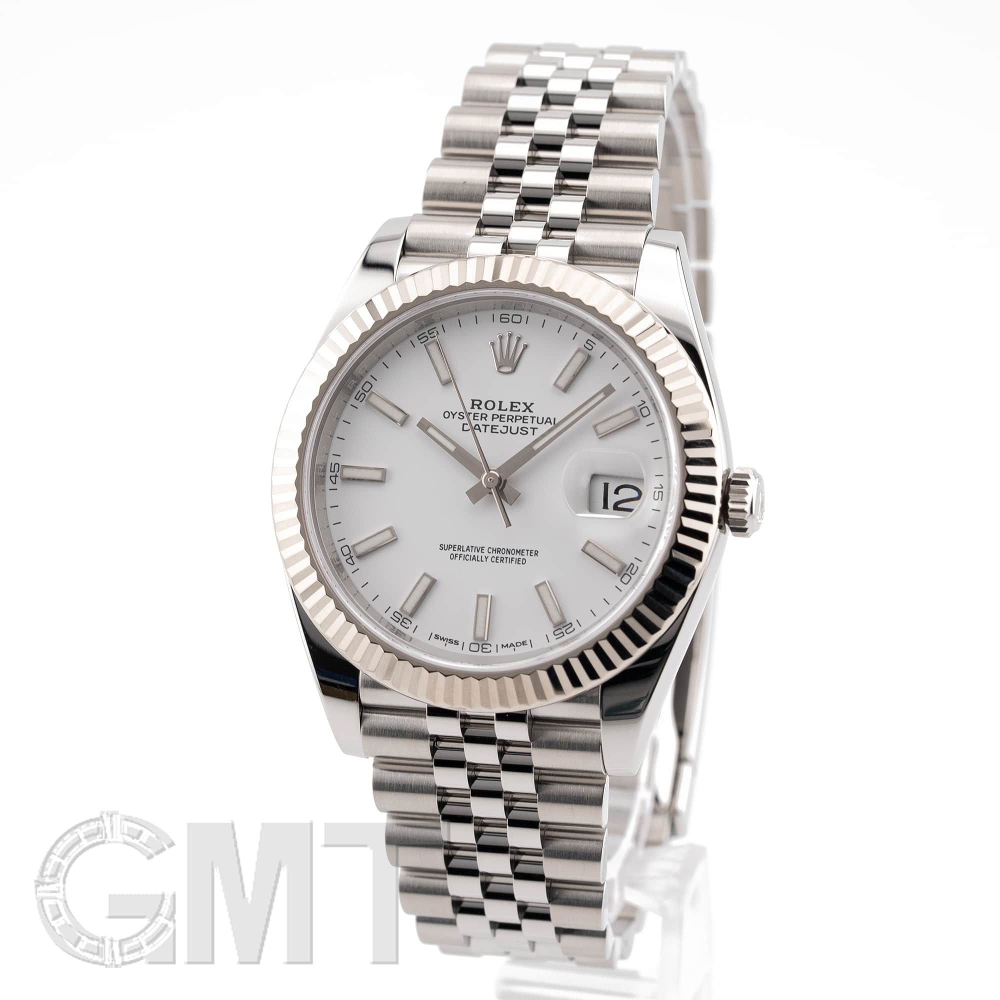中古)ROLEX ロレックス デイトジャスト 41 126334 ホワイト ジュビリー
