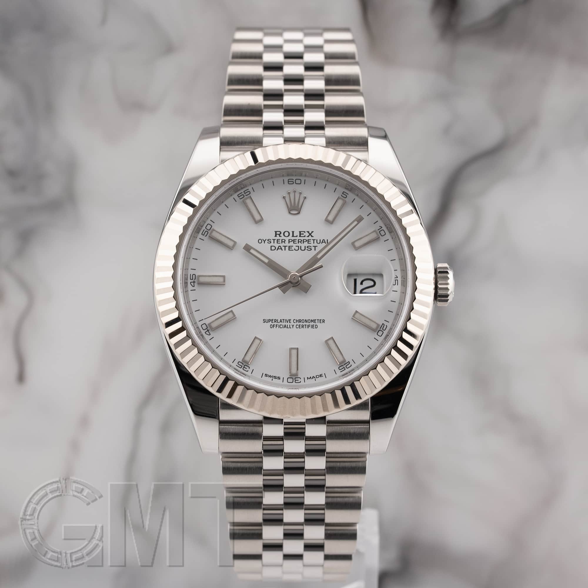 中古)ROLEX ロレックス デイトジャスト 41 126334 ホワイト ジュビリー