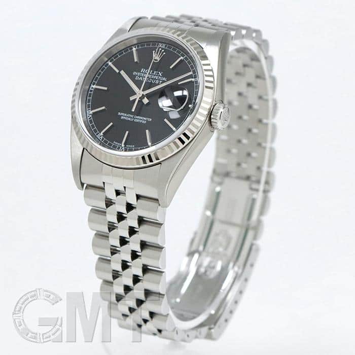 中古)ROLEX ロレックス デイトジャスト 16234 ブラック（商品ID