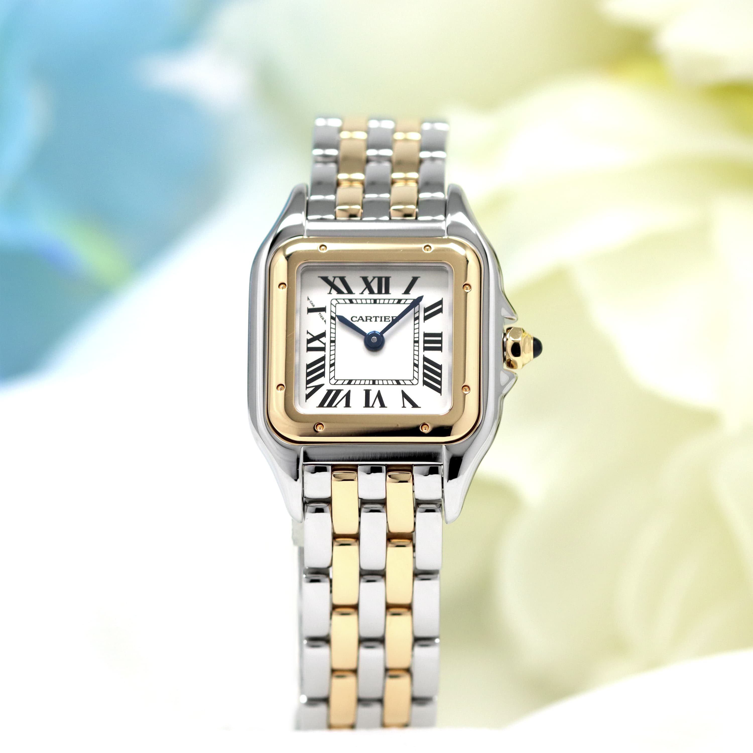 CARTIER カルティエ パンテールSM 2ロウ W2PN0006 SS/YG【中古】 Cartier - CARTIER カルティエ パンテールSM 2ロウ W2PN0006 SS/YG