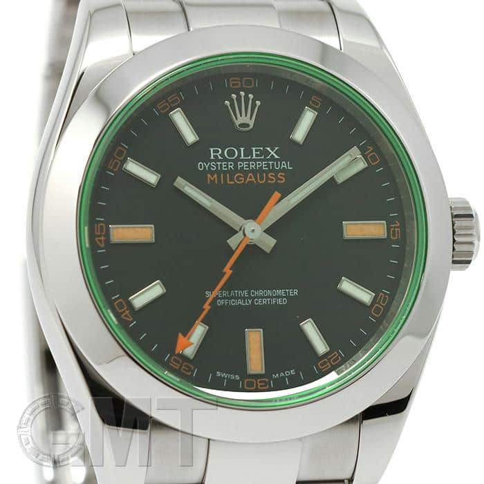 中古)ROLEX ロレックス ミルガウス 116400GV ブラック（商品ID