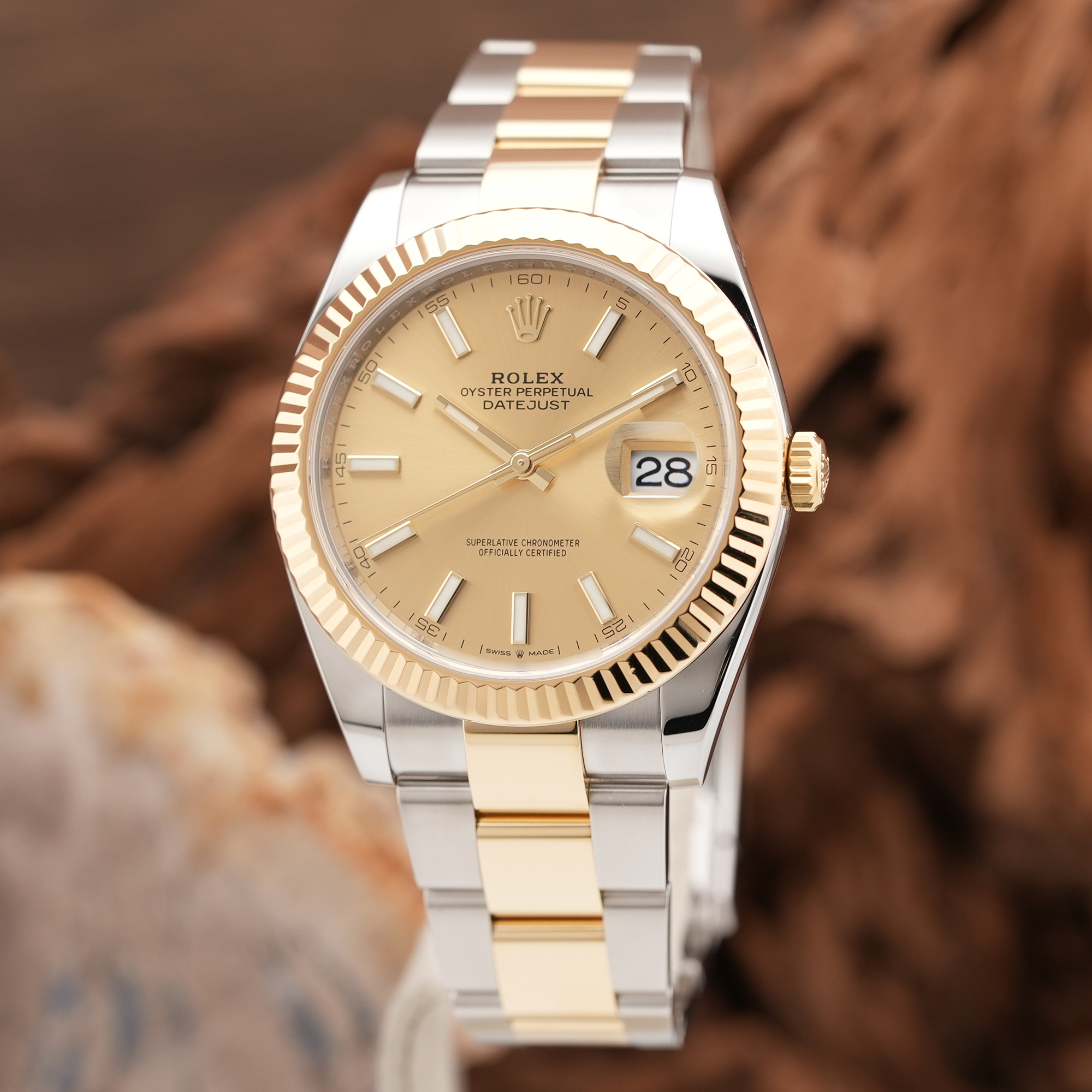 中古)ROLEX ロレックス デイトジャスト 41 126333 シャンパン