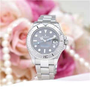 中古)ROLEX ロレックス ヨットマスター 37 268622 ダークロジウム 