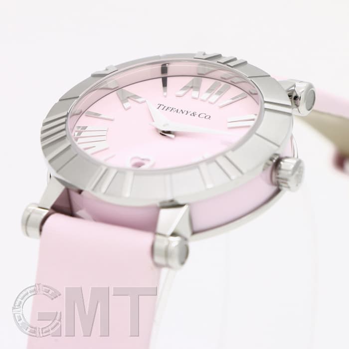 ティファニー アトラス Z1300 革ベルト ピンク レディース 時計 ブランド ティファニー アトラス Z1300 革ベルト ピンク レディース 時計