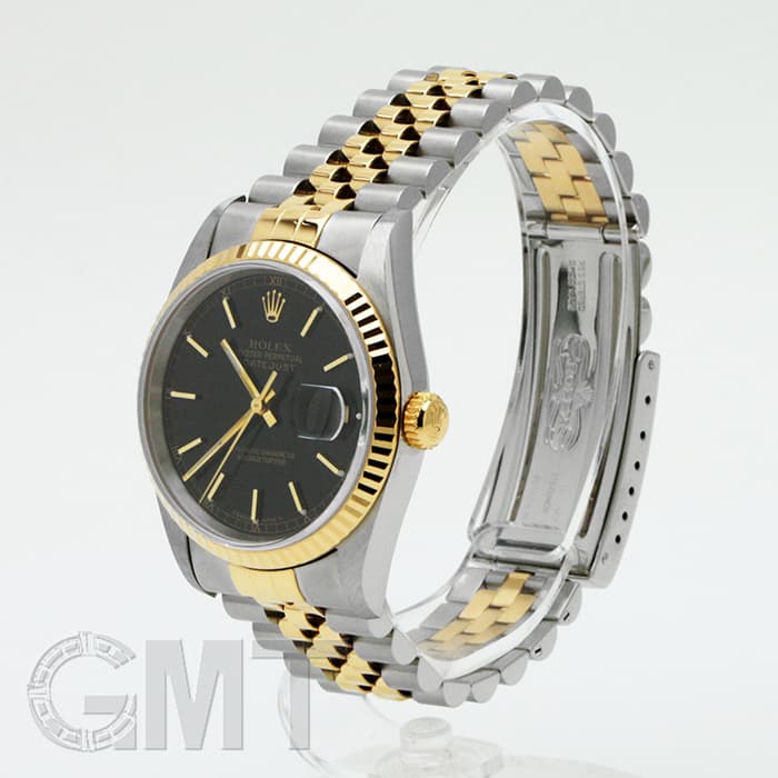 中古)ROLEX ロレックス デイトジャスト 16233 ブラック（商品ID