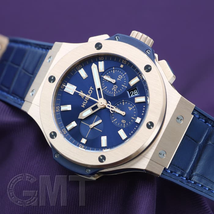 新品)HUBLOT ウブロ ビッグバン ゴールド ブルー 301.PX.7180.LR（商品