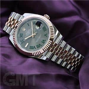 新品)ROLEX ロレックス デイトジャスト 41 126331 グレー/グリーン
