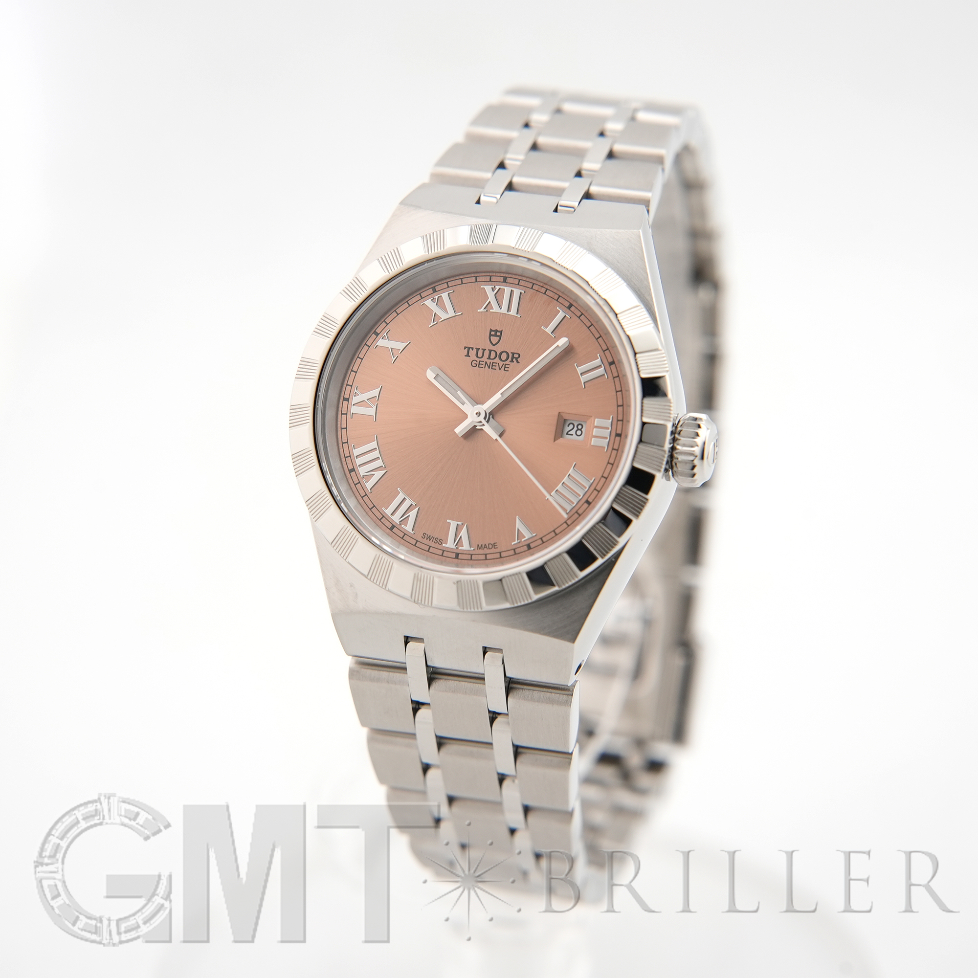 新品)TUDOR チューダー ロイヤル 28mm サーモンピンク M28300-0008