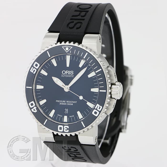 新品)ORIS オリス アクイス デイト ブルー 733 7653 4155 R（商品ID