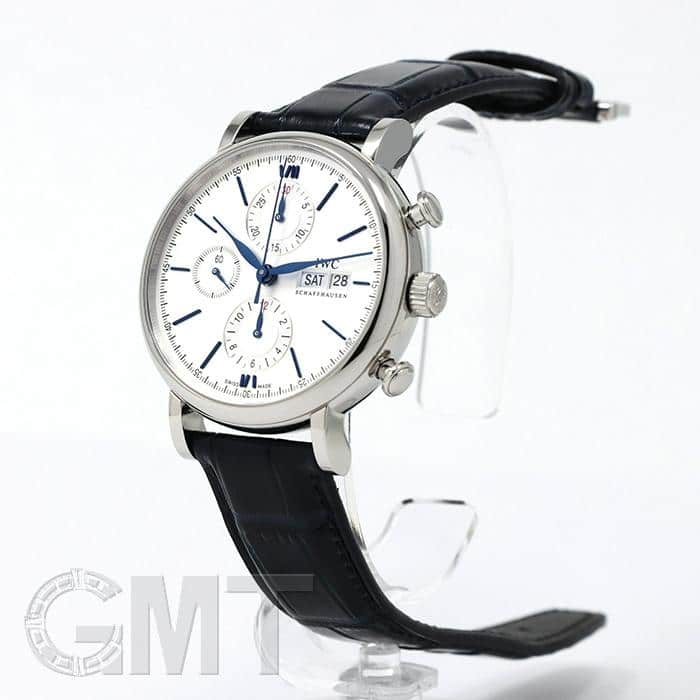 ◆IWC　ポートフィノ クロノグラフ　シルバー　SS/レザー　IW391037 楽天市場】IWC ポートフィノ クロノグラフ Ref.IW391037 新品 シルバー