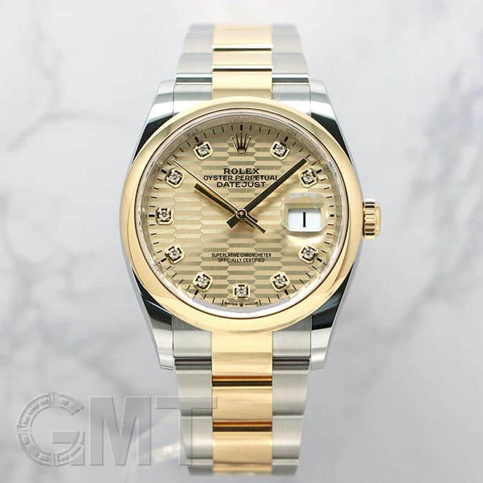 中古)ROLEX ロレックス デイトジャスト 36 126203G シャンパン