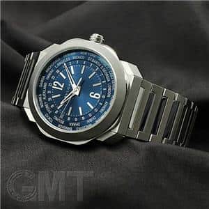 BVLGARI ブルガリ オクト ローマ ワールドタイマー 103481 ブルー メイン