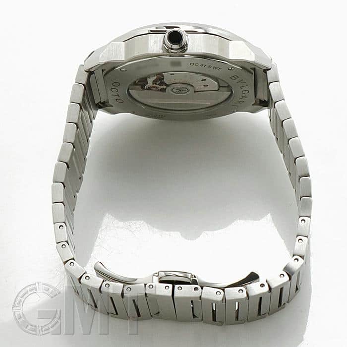 ブルガリ　時計 新品]ブルガリ オクト ローマ ワールドタイマー ブルー 103481 メンズ