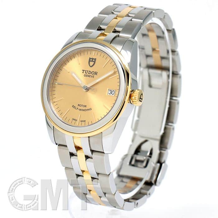 TUDOR POTOR 56003 グラマー デイトデイ 自動巻き メンズ 時計 新品)TUDOR チューダー グラマーデイト 55003-0005 シャンパン（商品ID