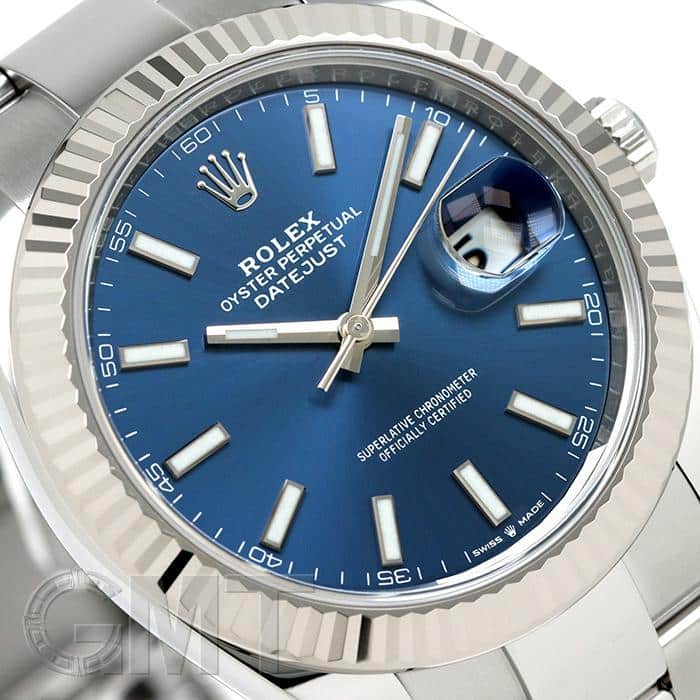 中古)ROLEX ロレックス デイトジャスト 41 126334 ブルー オイスター