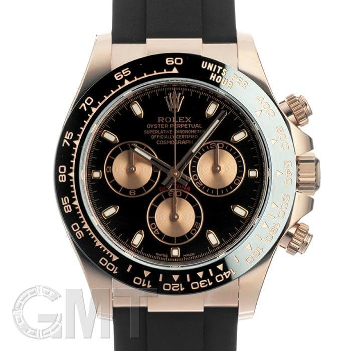 中古)ROLEX ロレックス デイトナ 116515LN ブラック/ピンク ラバー