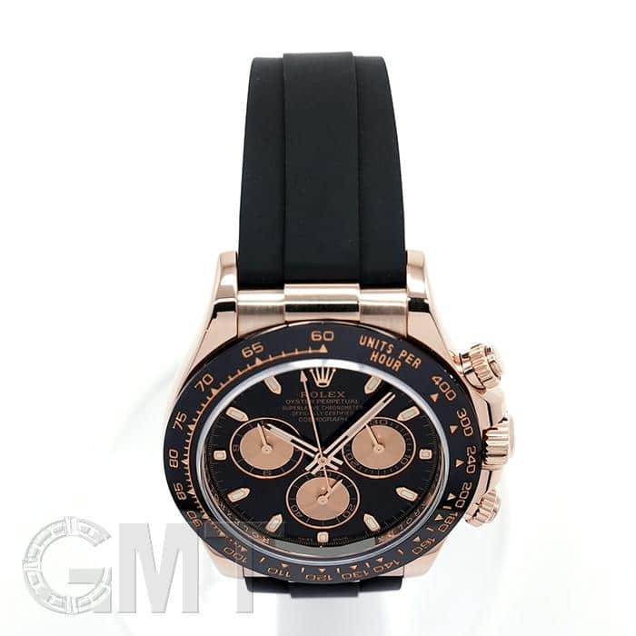 ロレックス　デイトナ　116515LN 文字盤　ブラックピンクゴールド　新品 中古)ROLEX ロレックス デイトナ 116515LN ブラック/ピンク ラバー