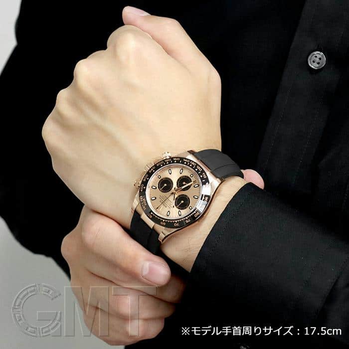 中古)ROLEX ロレックス デイトナ 116515LN ブラック/ピンク ラバー