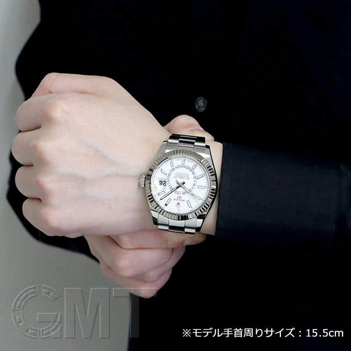 中古)ROLEX ロレックス スカイドゥエラー 326934 ホワイト オイスター