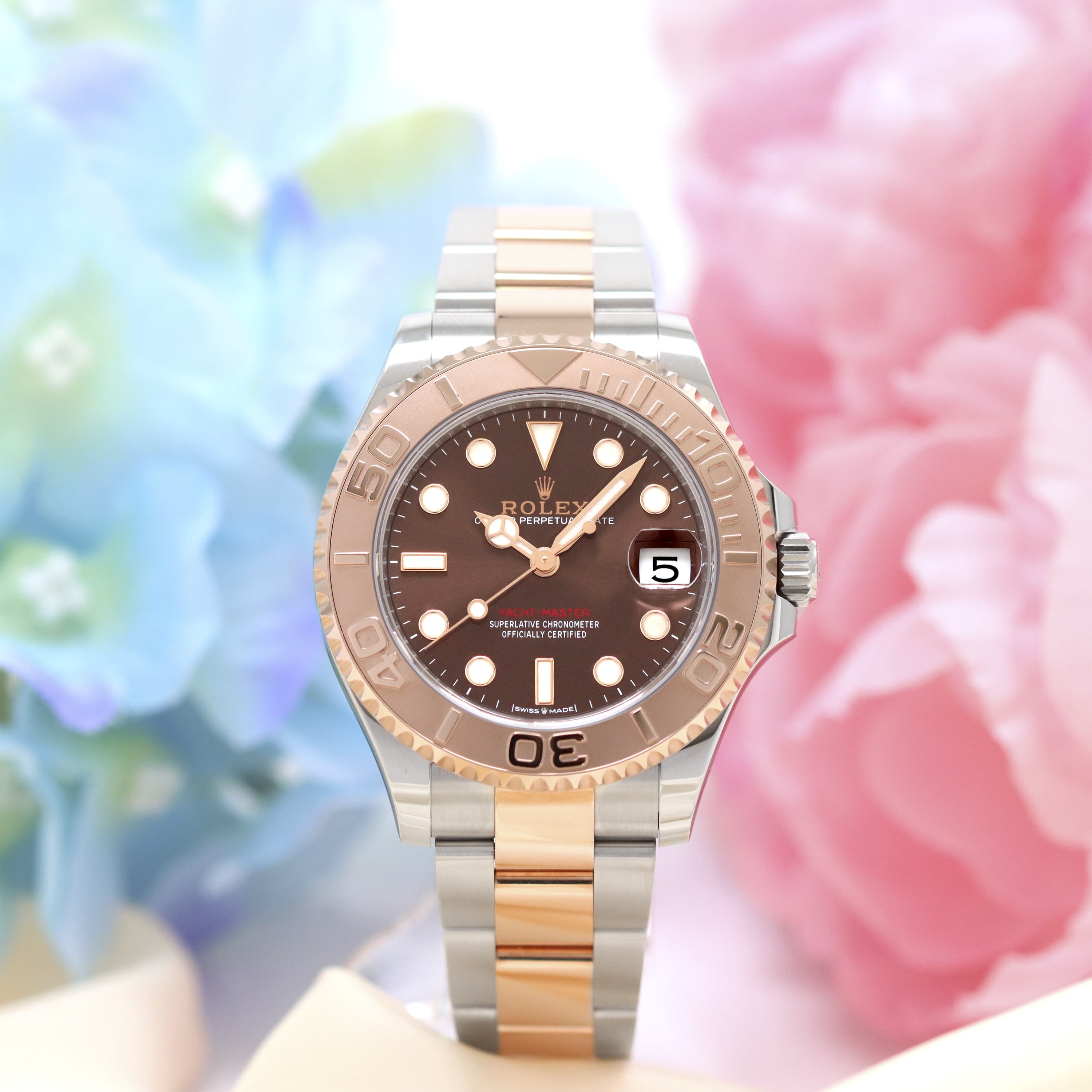 中古)ROLEX ロレックス ヨットマスター 37 268621 チョコレート（商品