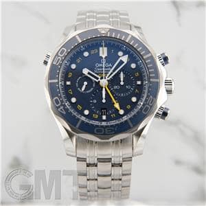 OMEGA オメガ シーマスター ダイバー300M クロノグラフ GMT 212.30.44.52.03.001 ブルー/イエロー メイン