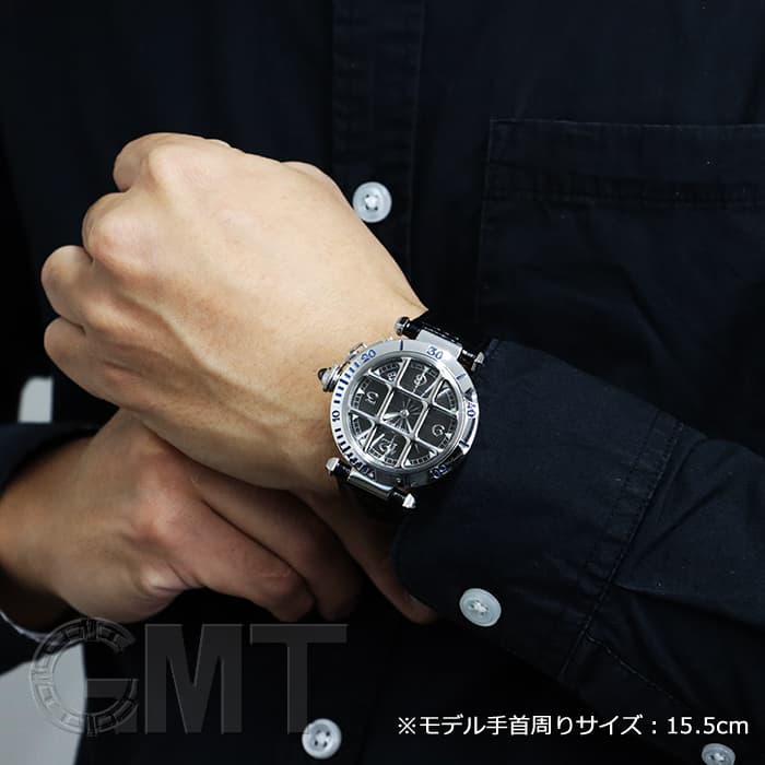 中古)CARTIER カルティエ パシャ N950 グリッド W3105255 プラチナ