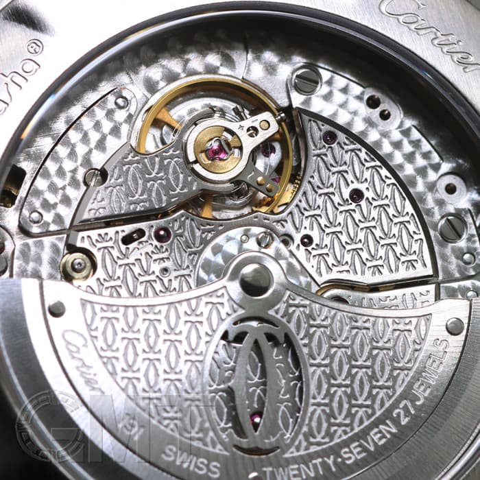 中古)CARTIER カルティエ パシャ N950 グリッド W3105255 プラチナ