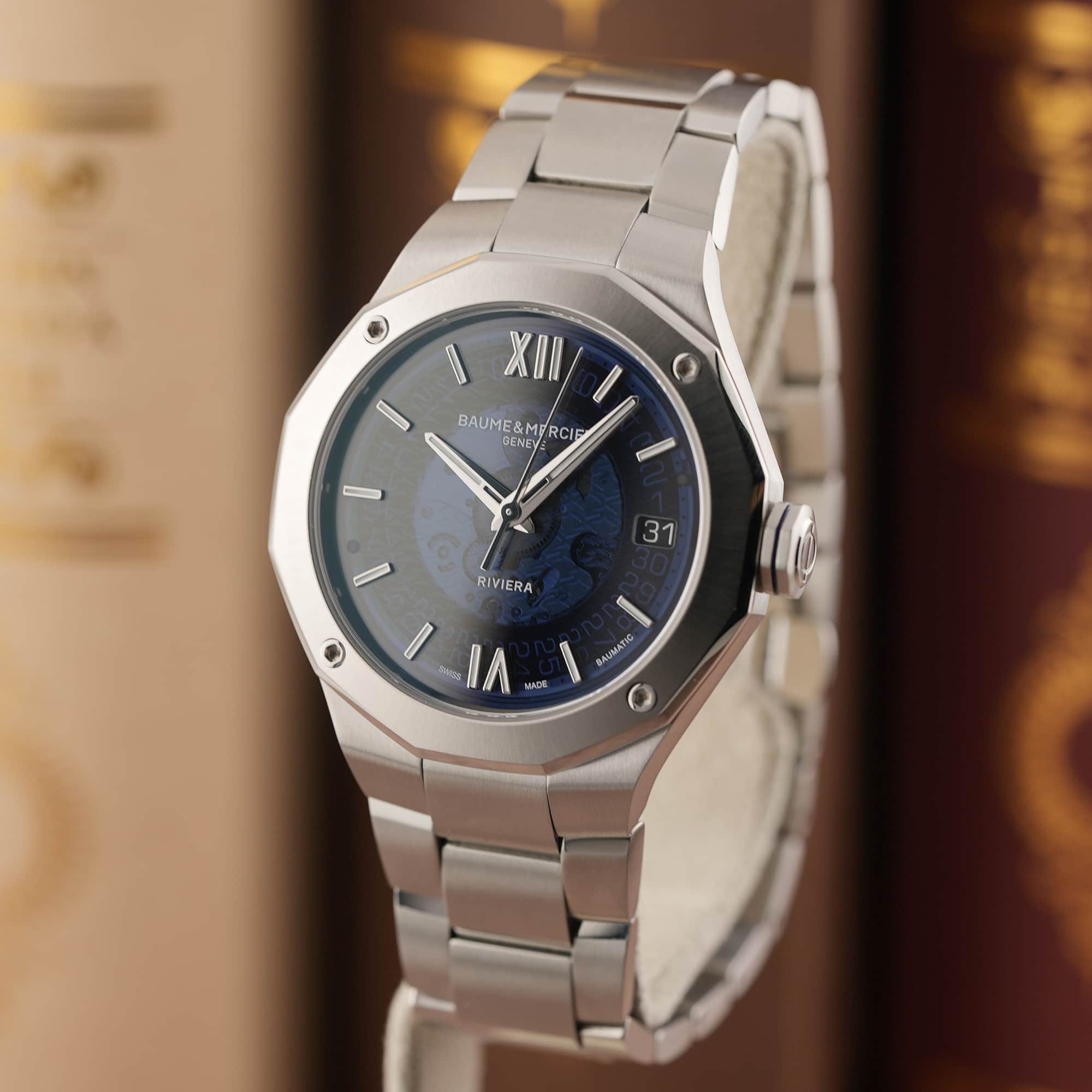 中古)BAUME & MERCIER ボーム&メルシエ リビエラ ボーマティック