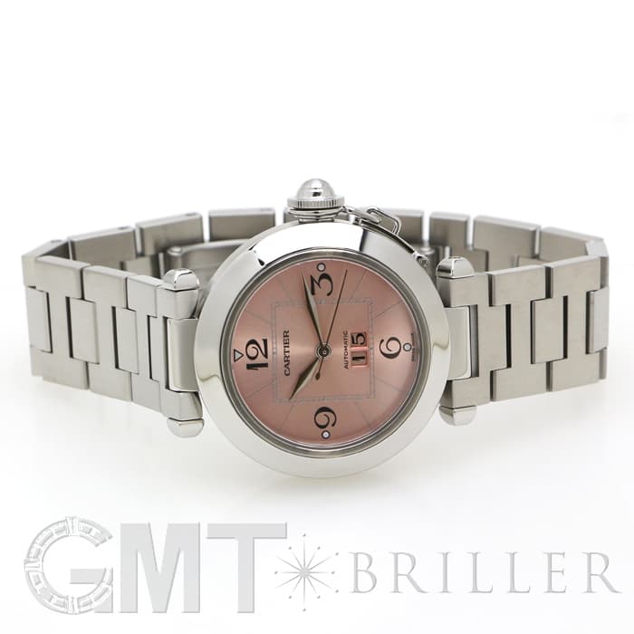 中古)CARTIER カルティエ パシャC ビッグデイト ピンク W31058M7（商品