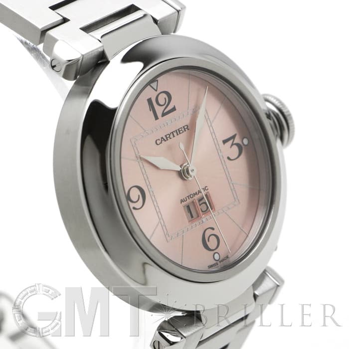 Cartier 自動巻き腕時計 ピンクダイヤルパシャCビッグデイト Cartier 自動巻き腕時計 ピンクダイヤルパシャCビッグデイト 【公式通販】