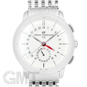 GIRARD PERREGAUX ジラール・ペルゴ 1966 デュアルタイム シルバー 40mm 49544-11-132-11A メイン