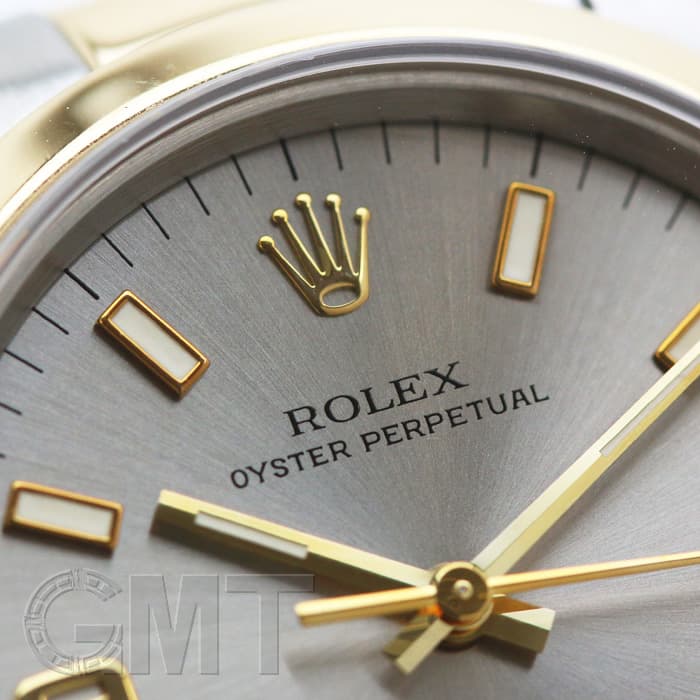 中古)ROLEX ロレックス オイスターパーペチュアル 14203 グレー W番