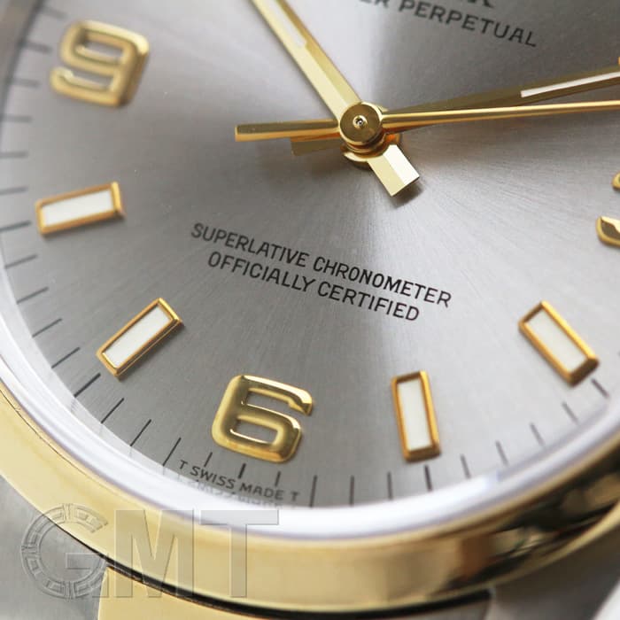 中古)ROLEX ロレックス オイスターパーペチュアル 14203 グレー W番