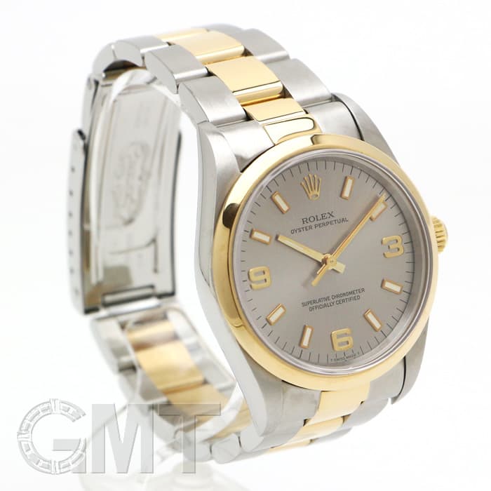 中古)ROLEX ロレックス オイスターパーペチュアル 14203 グレー W番