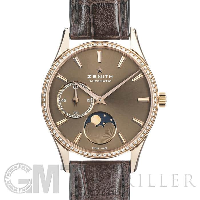 中古)ZENITH ゼニス エリート ウルトラシン ムーンフェイズ 22.2310