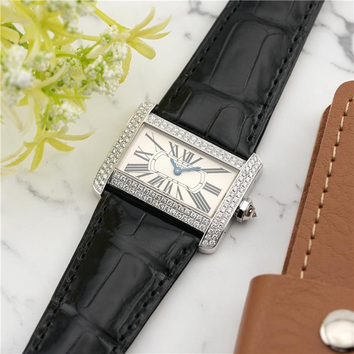 中古)CARTIER カルティエ タンク ディヴァン ミニ WA301236（商品ID
