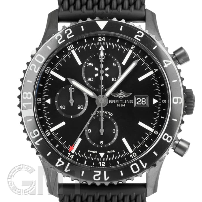 新品)BREITLING ブライトリング クロノライナー ブラックラバーベルト