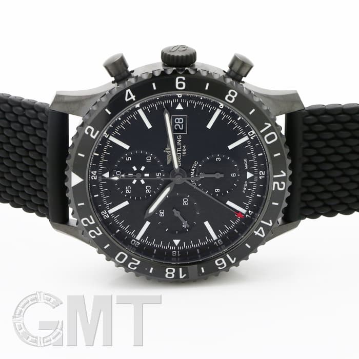 新品)BREITLING ブライトリング クロノライナー ブラックラバーベルト