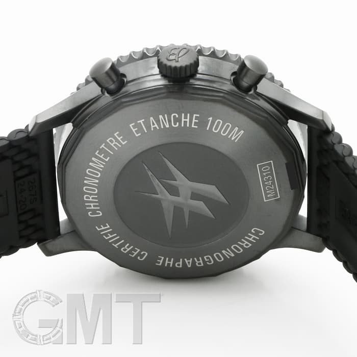 BREITLING ブラックラバーベルト 新品)BREITLING ブライトリング クロノライナー ブラックラバーベルト