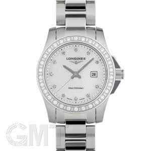 LONGINES ロンジン コンクェスト ホワイトシェル 11P ベゼルダイヤ L3.258.0.88.6 メイン