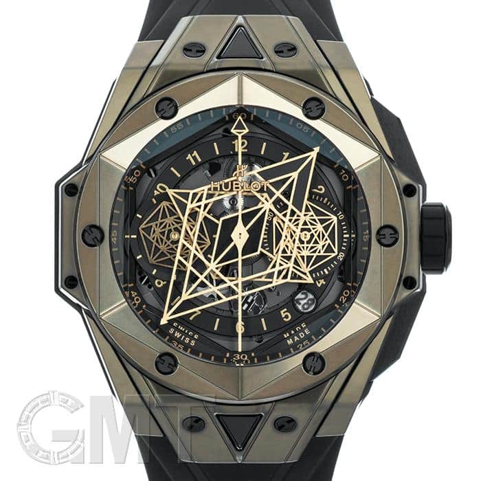 新品)HUBLOT ウブロ ビッグバン サンブルー II マジックゴールド 418