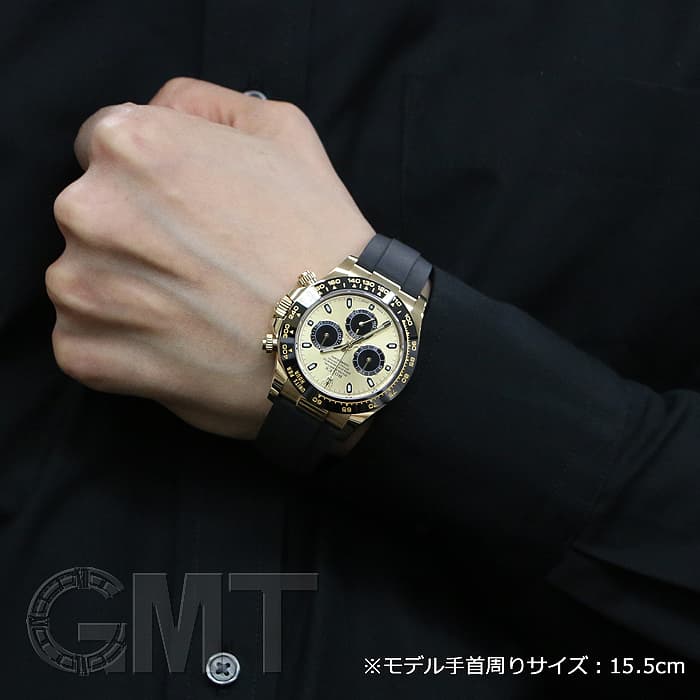 中古)ROLEX ロレックス デイトナ 116518LN シャンパン/ブラック ラバー