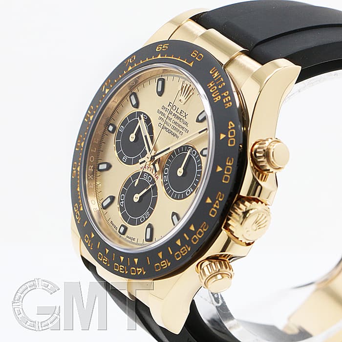 中古)ROLEX ロレックス デイトナ 116518LN シャンパン/ブラック ラバー