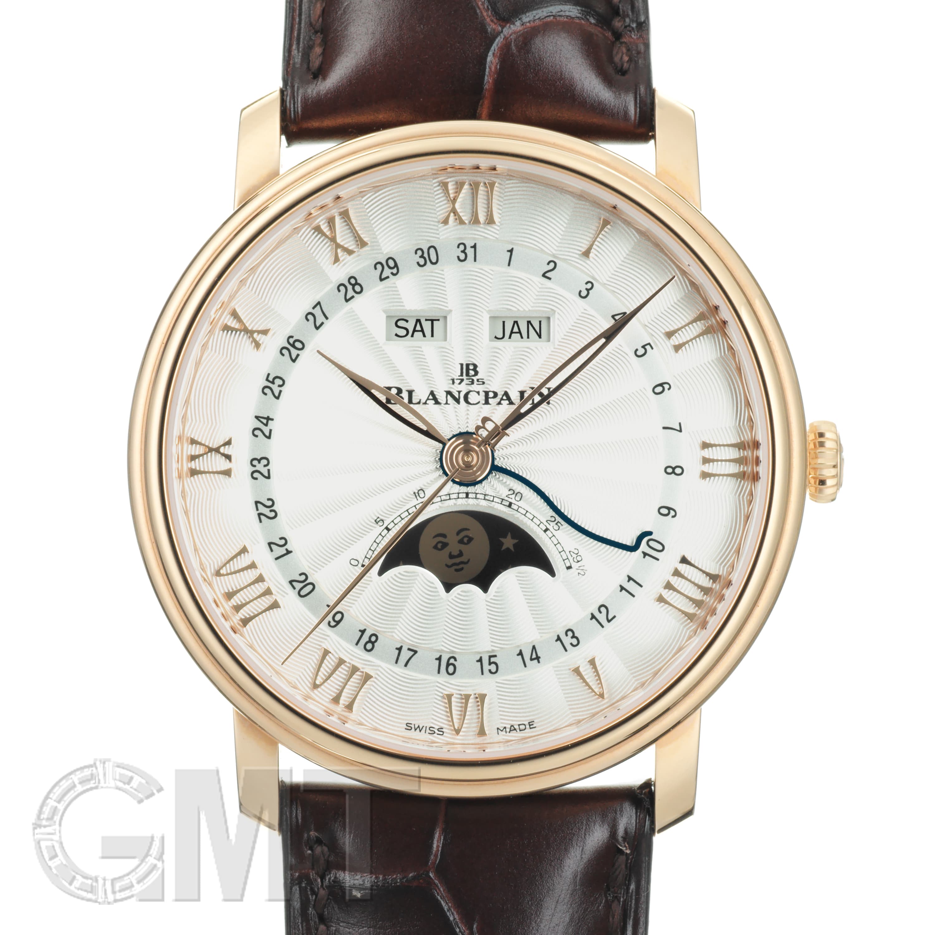 中古)BLANCPAIN ブランパン ヴィルレ コンプリートカレンダー ハーフ