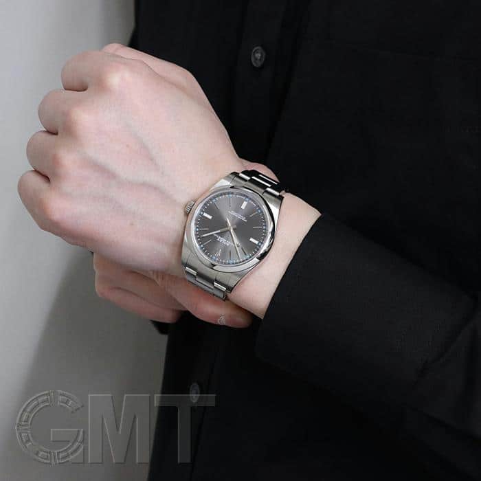 中古)ROLEX ロレックス オイスターパーペチュアル 39 114300 ダーク