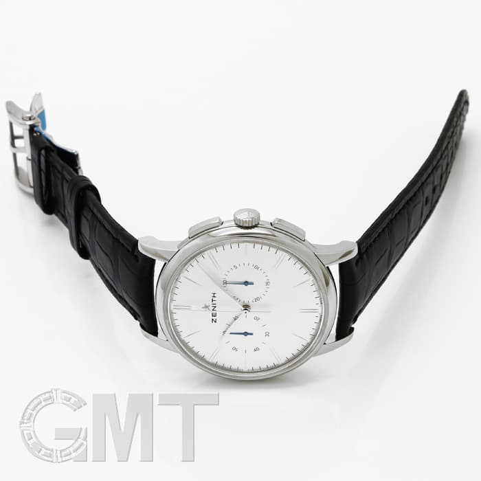 新品)ZENITH ゼニス エリート クロノグラフ クラシック シルバー